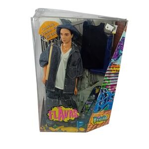 2003 NEW Damaged Box Vintage Mattel Flavas Liam Fashion Doll Urban Hip Hop READ